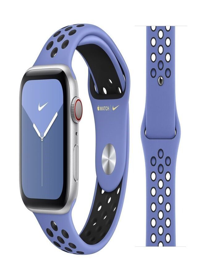 سوار ساعة رياضي من السيليكون بفتحات تهوية للساعات الذكية 42 - 44 ml - Image 2