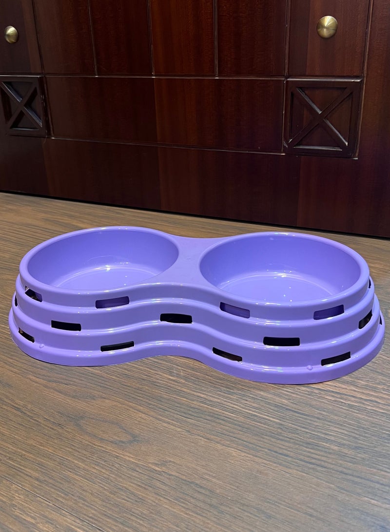 sharjah pigeon Large Pet Food Bowl for Cats & Dogs – Single Piece Durable Feeding Dish | Spacious Bowl for Dry & Wet Food - Image 1