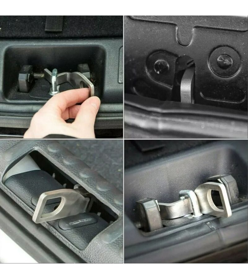 VW T4 T5 T6 Car Additions Tailgate Standoff Holder Barn Door Fresh Air Vent Lock Extension Hook Model B - Image 5