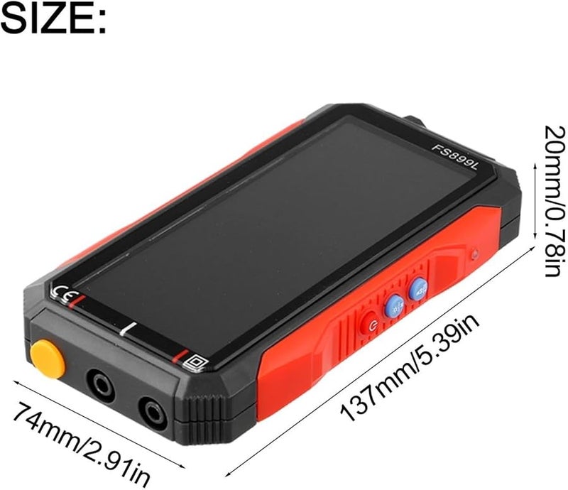 FS899L مقياس متعدد رقمي ذكي بشاشة ملونة 4.8 بوصة و 6000 قراءة، قابل للشحن عبر USB، مع كاشف جهد NCV - Image 3