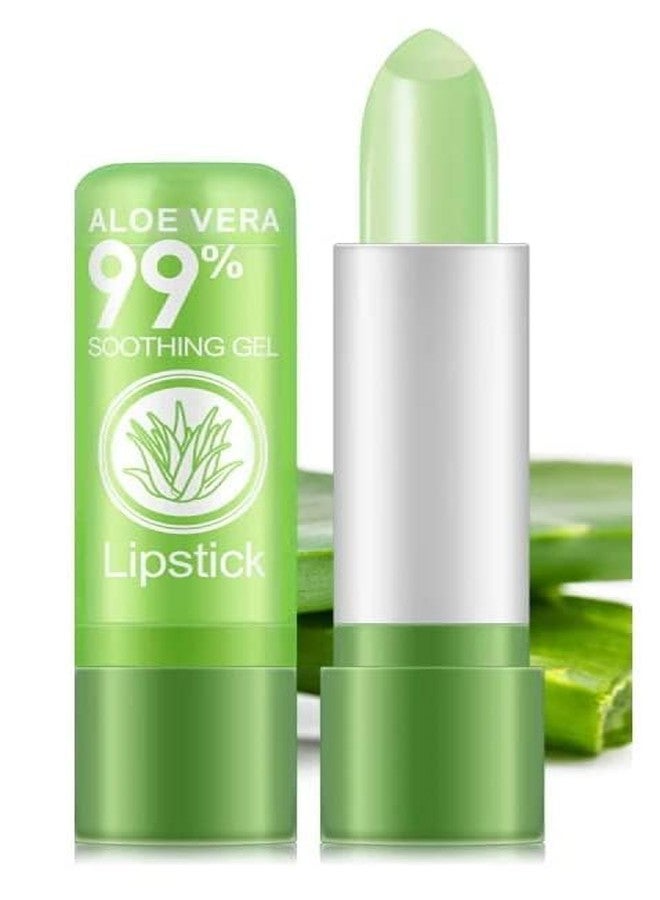 Aasakt Aloe Vera Natural Changing Color Long-Lasting Nourish Protect Lips Care Lip Balm - (Pack of 1) - Image 1