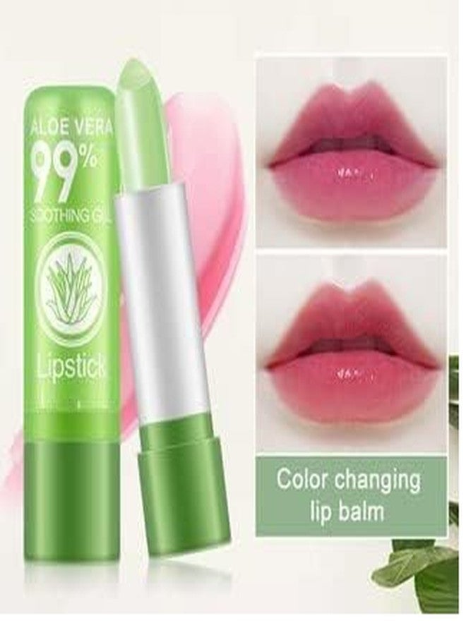 Aasakt Aloe Vera Natural Changing Color Long-Lasting Nourish Protect Lips Care Lip Balm - (Pack of 1) - Image 5