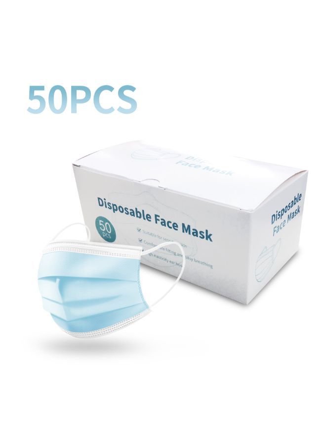 NIBEMINENT 50-Piece 3-Layer Disposable Face Mask - Image 2