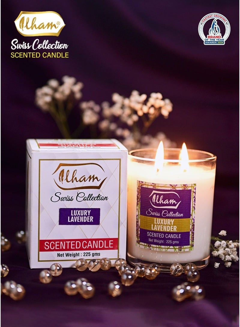 عطور إلهام  إلهام لافندر فاخرشمعة معطرة - Image 1