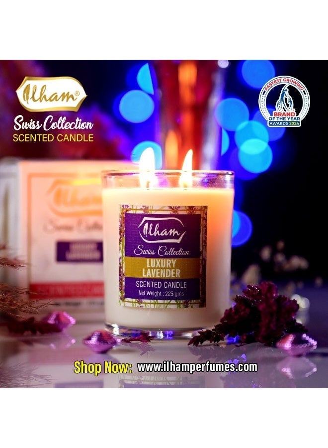 عطور إلهام  إلهام لافندر فاخرشمعة معطرة - Image 2
