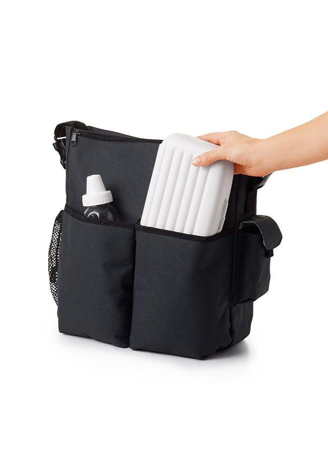 OXO TOT - On-The-Go Drying Rack With Bottle Brush - Teal - Image 1