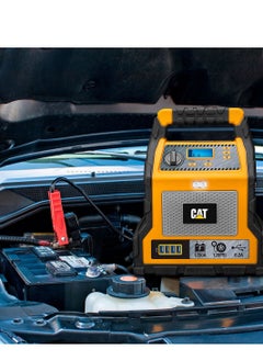 CAT 1200 Peak Amp Professional Power Station With Jump Starter And Compressor CJ1000DXT UK/ Provision to charge & power phones, tablets, laptops & more with the USB port.  - Image 3