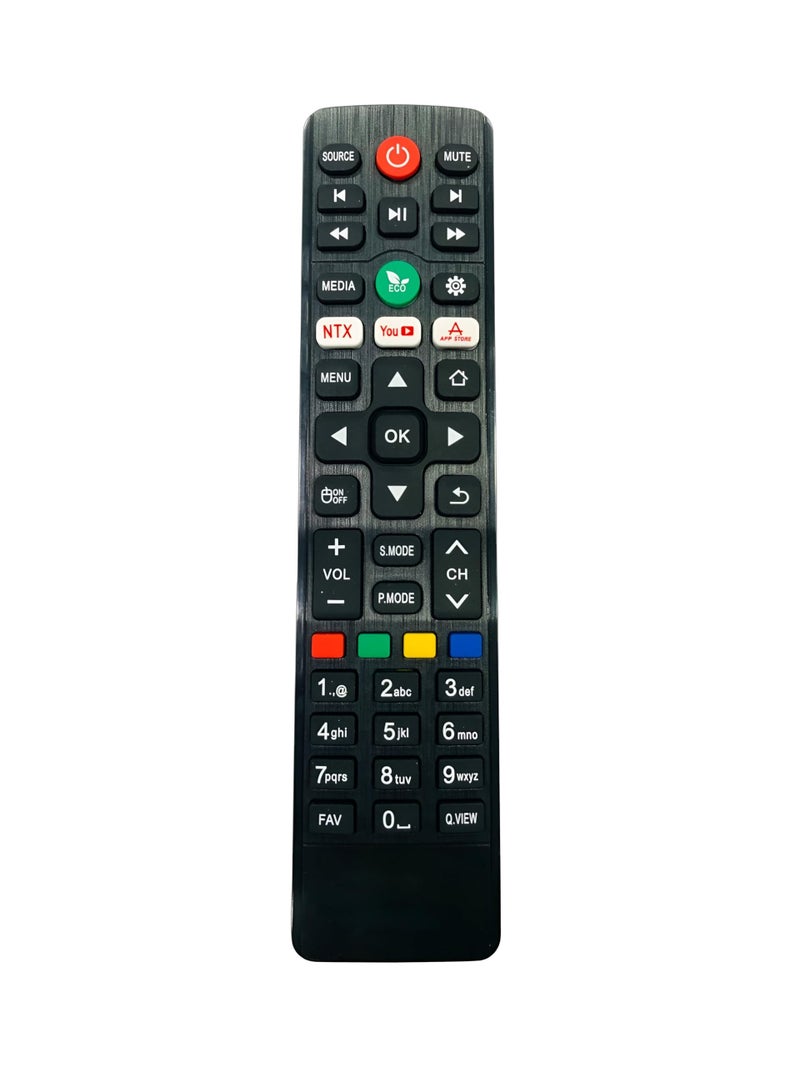Upix Compatible Croma Smart TV LCD/LED Remote No. 1206 | No Voice | Netflix & YouTube Buttons | Exact Match Required - Image 2