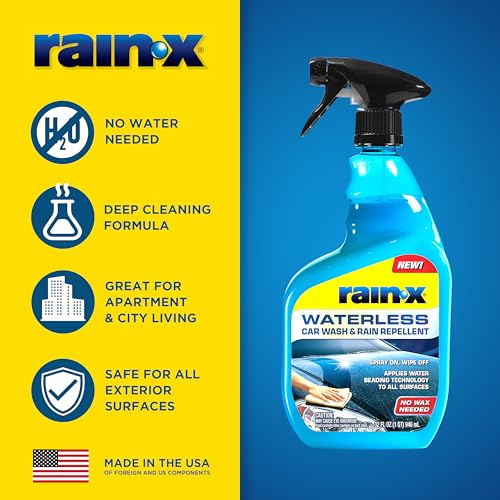 Rain-X 620100 Waterless Car Wash and Rain Repellent, 32 fl. oz. - Image 2