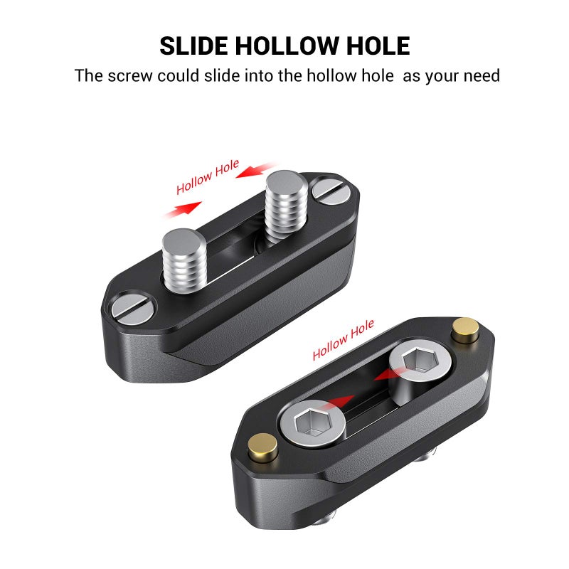 SMALLRIG Quick Release Safety Rail 4cm 1.57 Inches Long with 1/4'' Screws - 1409 - Image 4