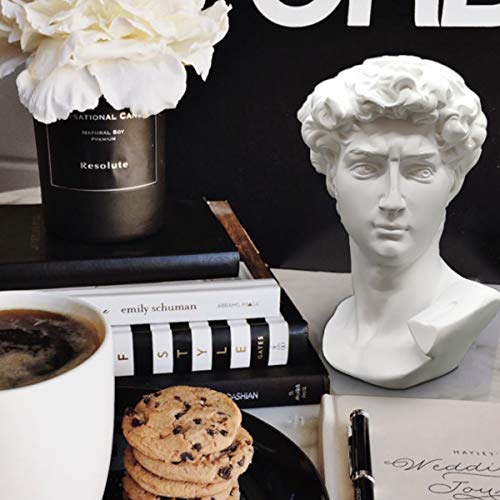 Banhey Greek Statue of David - Head Bust for Mythology and Roman Home Decor - Image 2