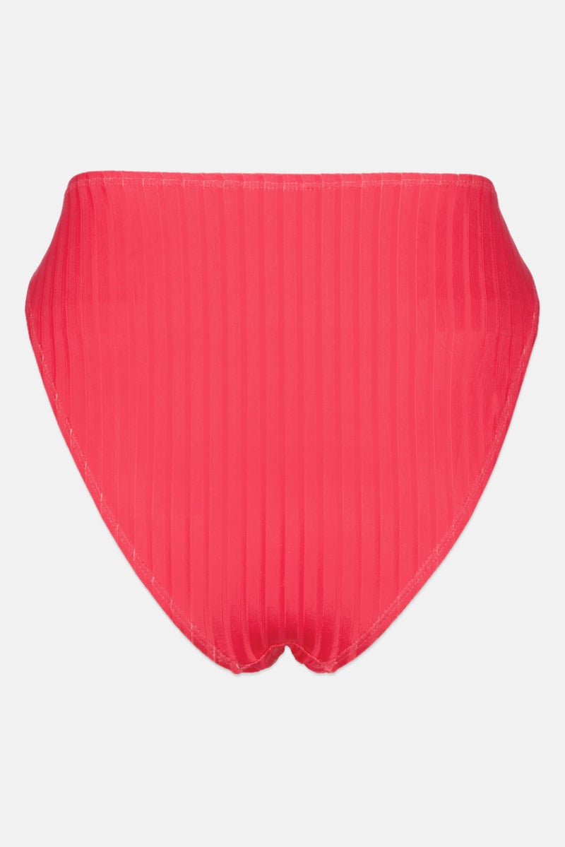 Misfit Women Embroidered Bikini Bottom, Pink - Image 2