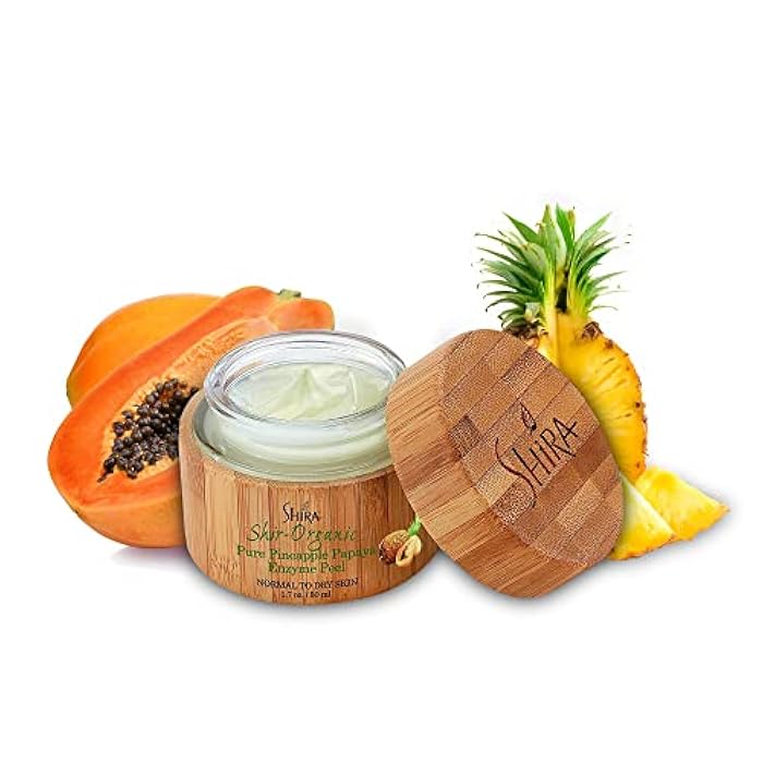 Shira Shir-Organic Pure Pineapple Papaya Enzyme Peel For Smooth Radiant And Balances Skin Tone With Natural Anti-Aging Formula for All Skin Type(15 ml) - Image 2