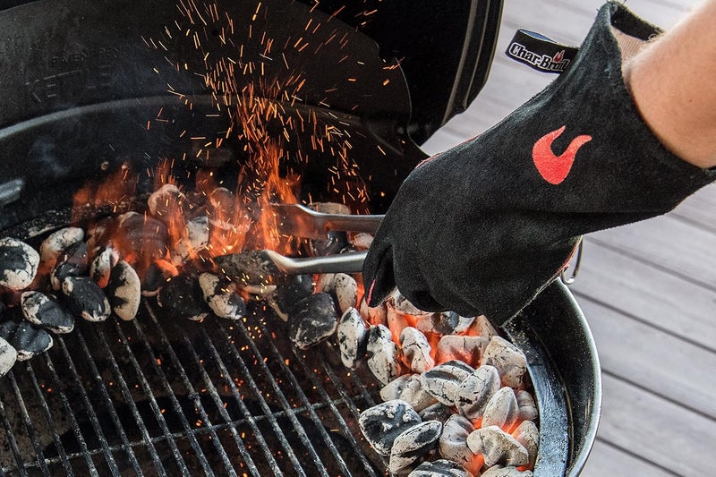 شاربرويل قفازات شواء من الجلد مخيطة يدويًا من Char-Broil - Image 3