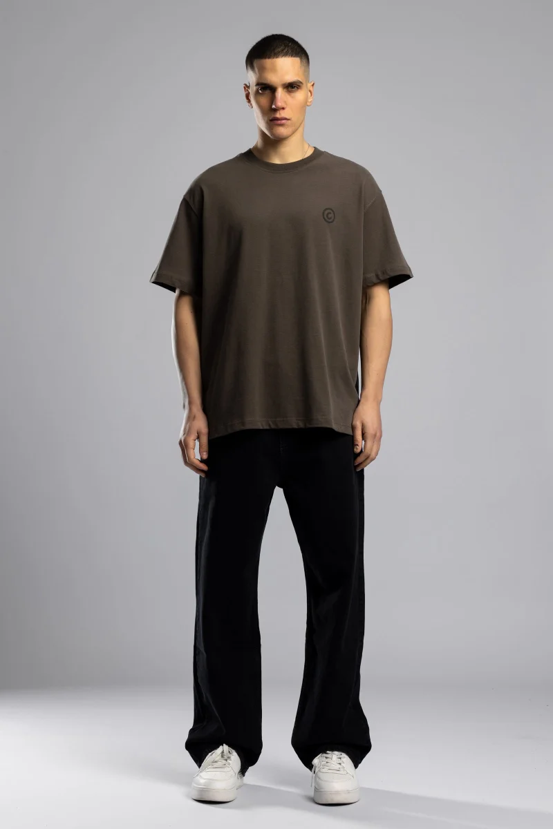 Catch Good Will Embossed Print T-shirt