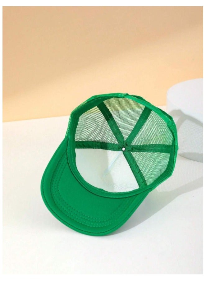 كاب اخضر بتصميم شعار المملكة للاحتفال بيوم التاسيس و اليوم الوطني - Image 5