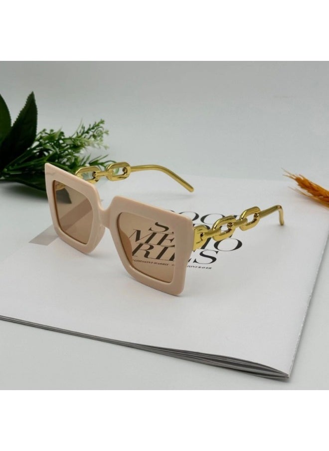 Generic - New Small Frame Square Sunglasses Men's Classic Vintage Square Sun Glasses Women's Outdoor Leisure Eyewear UV400 Gafas De Sol-Lenses Color:E-Frame Color:As shown - Image 1