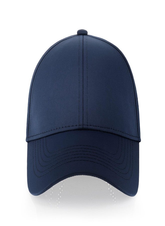 CHOK.LIDS Waterproof Baseball Cap Hyper-TEX Mesh Running Cap Breathable Quick Dry Outdoor Sport Fitted Hats for Men and Women (Navy) - Image 2