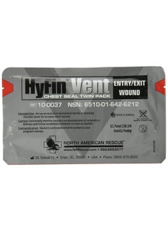 Hyfin Vent Chest Seal, Original Version 2 Count (Pack Of 1)
