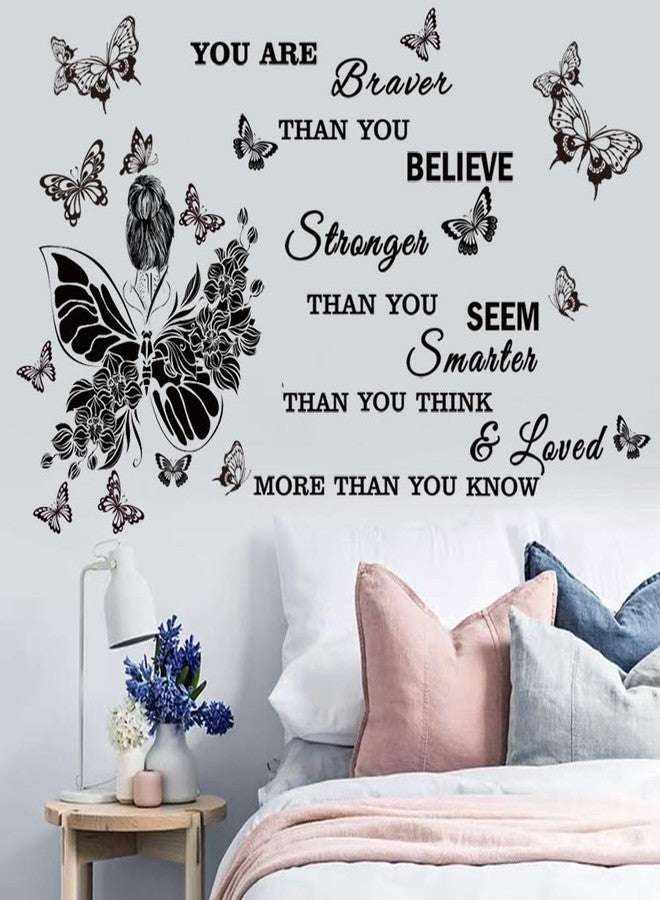 Casa Decor Inspirational Wall Decals You are Quote Wall Stickers Peel and Stick Wall Decor Motivational Saying Positive Wall Sticker for Girls Living Room Nursery Playroom Bedroom Daycare Decor - Image 2