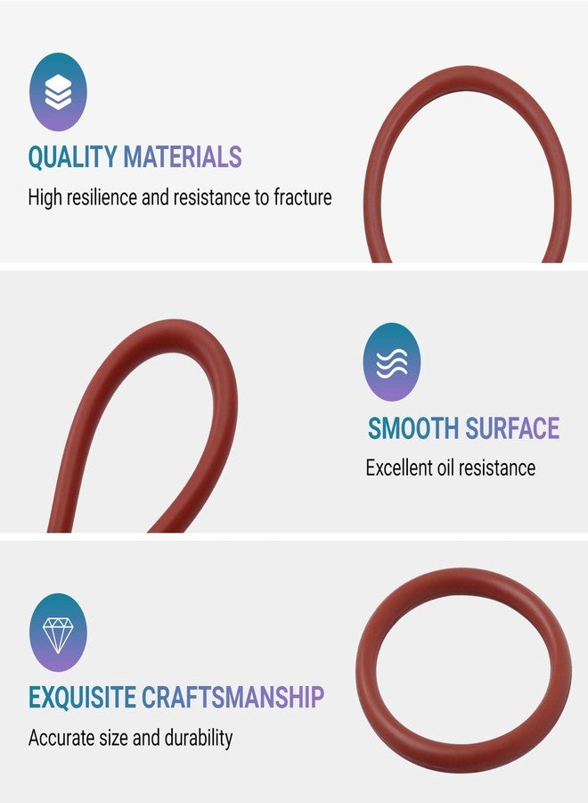 RuiQalith 5332149100 Brew Assembly O-Ring Seal Fit for DeLonghi Espresso Magnifica ECAM Series Machines - Brew Group Gasket Replacement - 43 mm OD x 35 mm ID x 4 mm T - 4 Pack - Image 4