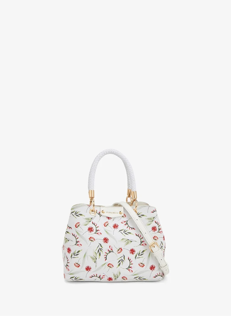 Flora Bella Floral Print Tote Bag With Double Handles