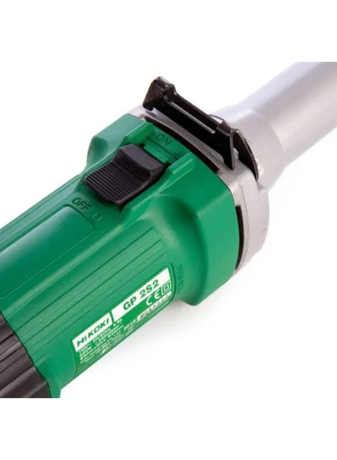 Hikoki هيوكوي GP2S2E4Z مطحنة ديسك 6 مم (25 مم) | 520 واط، 1.7 كجم جسم خفيف، مفتاح منزلق | أداة كهربائية احترافية للطحن والتلميع الدقيق - Image 5