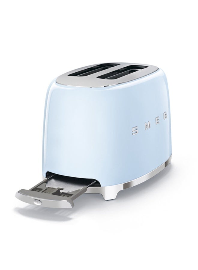 Smeg 50's Style Aesthetic Toaster 2 slice Pastel Blue, Glossy TSF01PBEU 950 W TSF01PBEU blue - Image 2