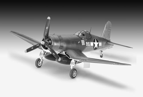 Revell Germany 03983 Vought F4U-1A Corsair Airplane Model Kit - Image 4