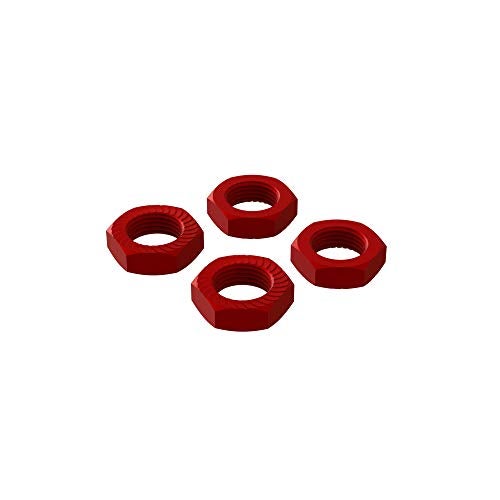 ARRMA Aluminum Wheel Nut, 17mm Red (4), ARA310906 - Image 2