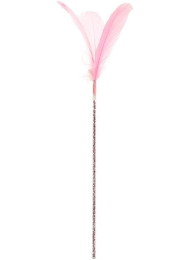 NeoStyle Cat Teaser, Interactive Cat Toys to Promote Bonding, Interactive Cat Toys with Feathers and Bells to Attract Cats' Attention, Interactive Cat Toys for Indoor Cats (pink feathers) - Image 2