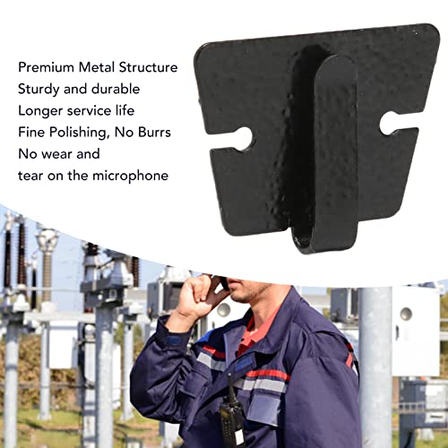 Yoidesu Radio Mic Bracket Holder Clip for IC 2720H IC 2820H TM241 TM231, Metal Material - Image 5
