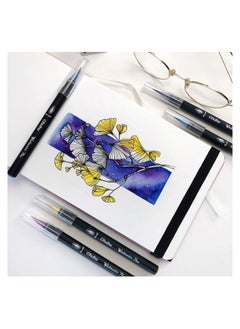 Ohuhu Watercolor Brush Markers Pen Set Of 24 Water Based Drawing Marker Brushes  - Image 5