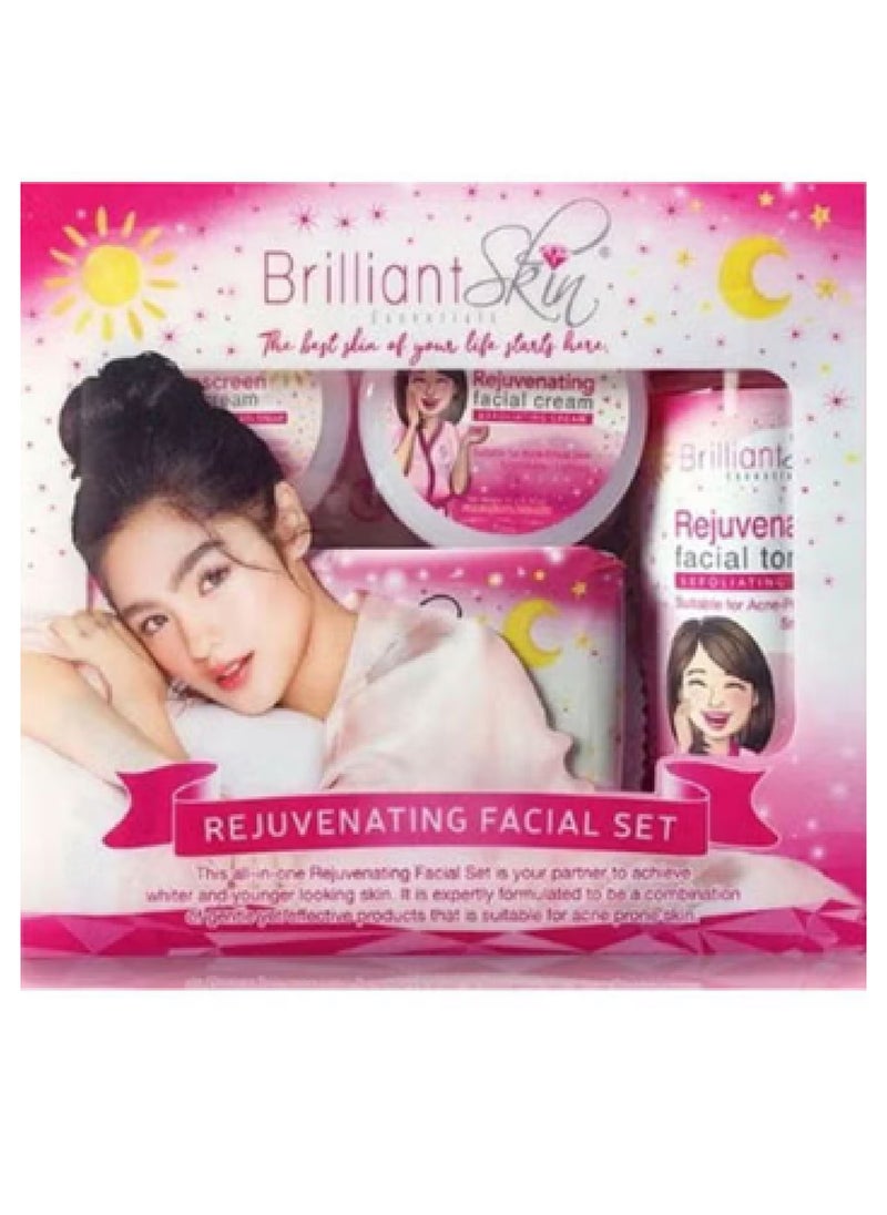 Brilliant Skin Essentials Rejuvenating Facial Set Clear  - Image 4