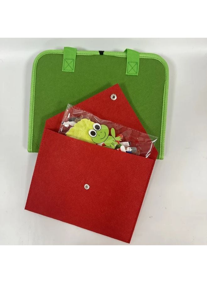 Farm Style Felt Board Storytelling Game Set Interactive Travel Toy For Children - Image 5