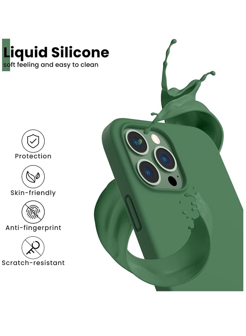 iPhone 12 Pro Case Liquid Silicone Anti Scratch Anti Fingerprint Soft Silky Touch Shockproof Protective Cover for Apple iPhone 12 Pro - Image 3