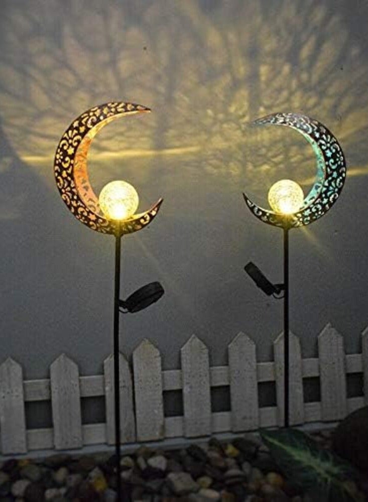 HilalFul Outdoor Solar Light - Crescent | Light Decoration for Home, Office, Restaurants | Outdoor Decorative Lighting in Ramadan, Eid | Patio | Warm White Light - Image 2