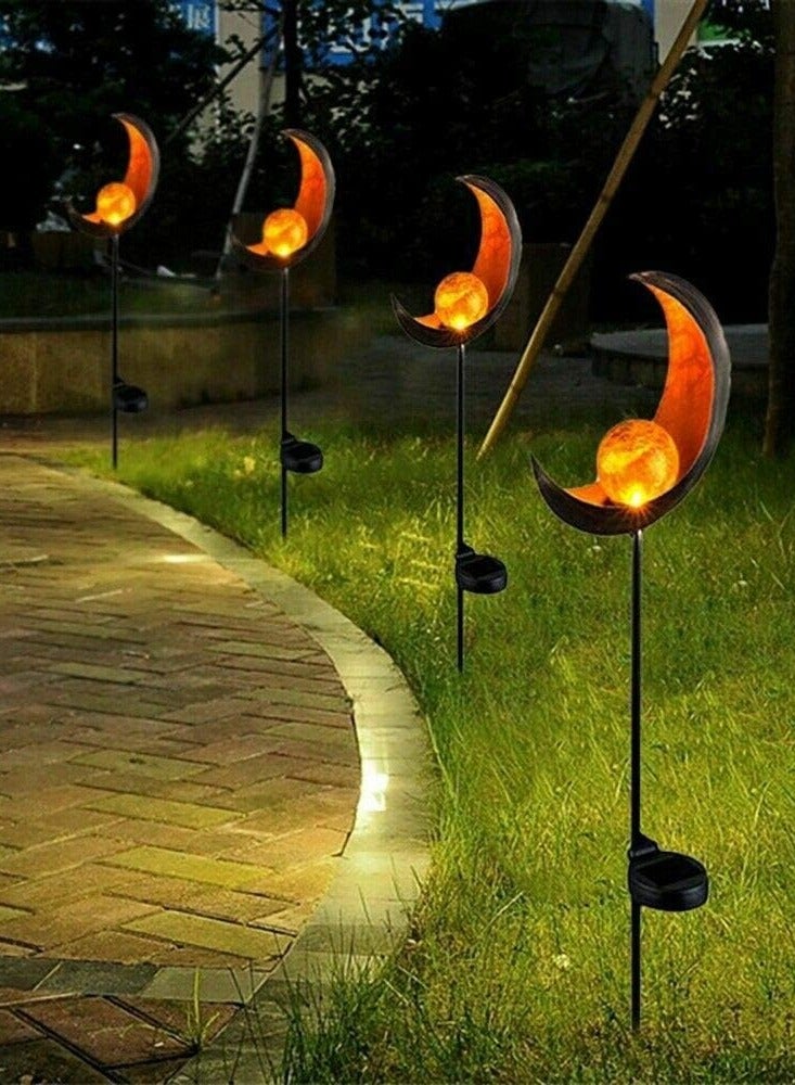 HilalFul Outdoor Solar Light - Crescent | Light Decoration for Home, Office, Restaurants | Outdoor Decorative Lighting in Ramadan, Eid | Patio | Warm White Light - Image 3