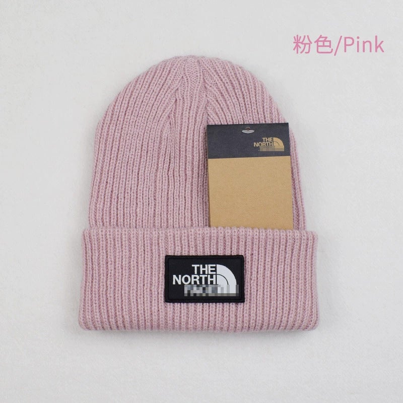 Unisex Knit Beanie Winter Solid Color Cap Lotus color
