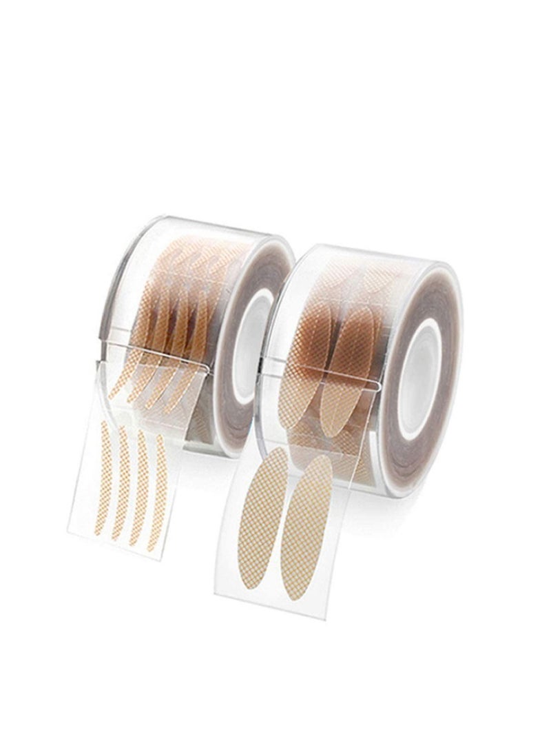 ORiTi ORiTi 2Rolls/600Pairs Invisible Lace One-sided Sticky Double Eyelid Tapes Stickers Eyelid Strips, Instant lift Eyelids Without Surgery - Image 2