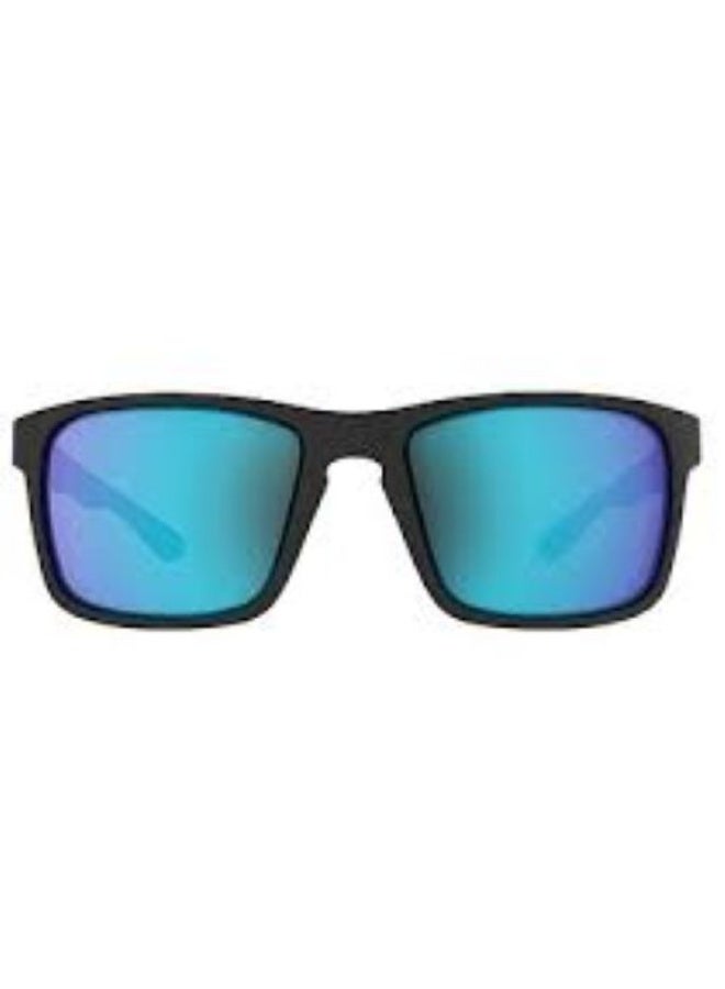 Black Frame Blue Reflective Sunglasses