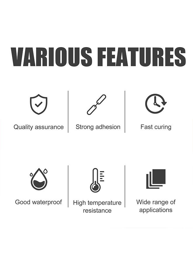 JUE-FISH High Strength Multifunctional Glue 50g, Instant Bonding Adhesive for Metal, Plastic, Wood, Ceramics, and Leather, Long Lasting Repairs with Strong Adhesion - Image 4