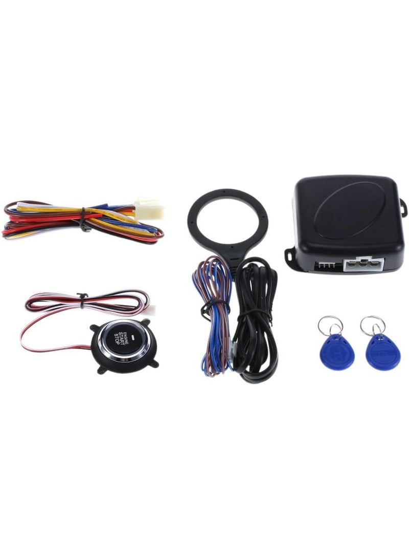 Car Engine Push Start Button RFID Safe Lock Ignition Switch Keyless Entry Starter Anti-theft System - Image 1