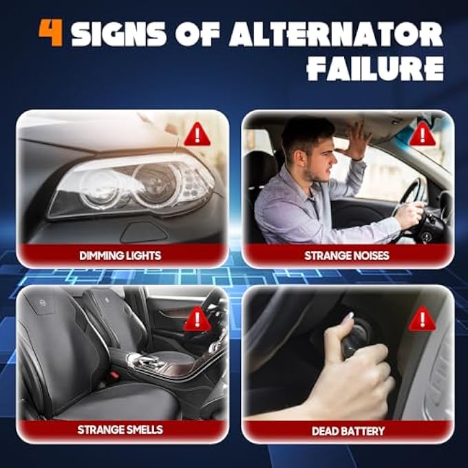 TadaMark New Alternator AFD0052 Compatible with 2001 2002 Ford Crown Victoria 2002-2004 Explorer Mercury Mountaineer 2003 2004 Lincoln Aviator 400-14047 F6OU-10300-AA F5OU-10300-FC F6OU-10300-AB 7773N-6G2 - Image 5
