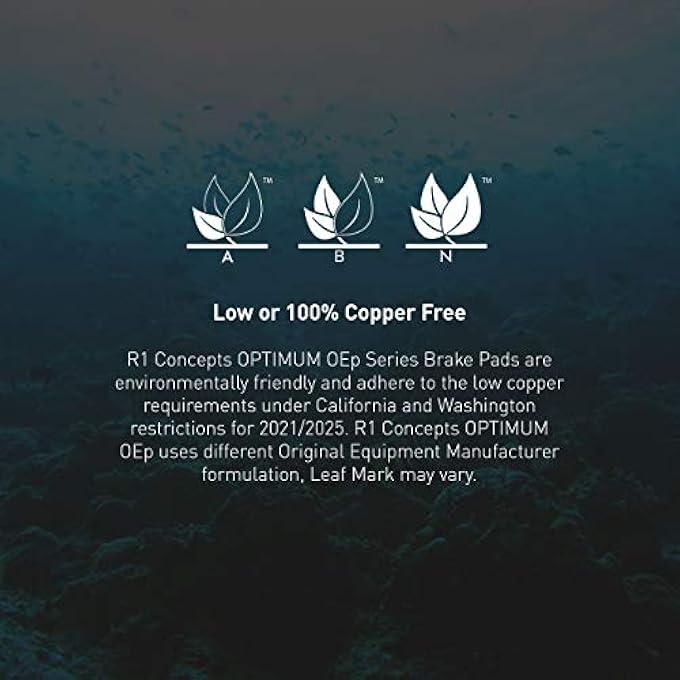rayihni R1 Concepts Optimum OEp Brake Pads 2551214400 Rear - Image 3