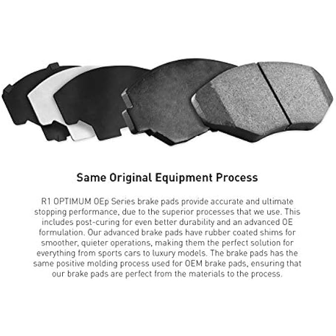 rayihni R1 Concepts Optimum OEp Brake Pads 2551214400 Rear - Image 2
