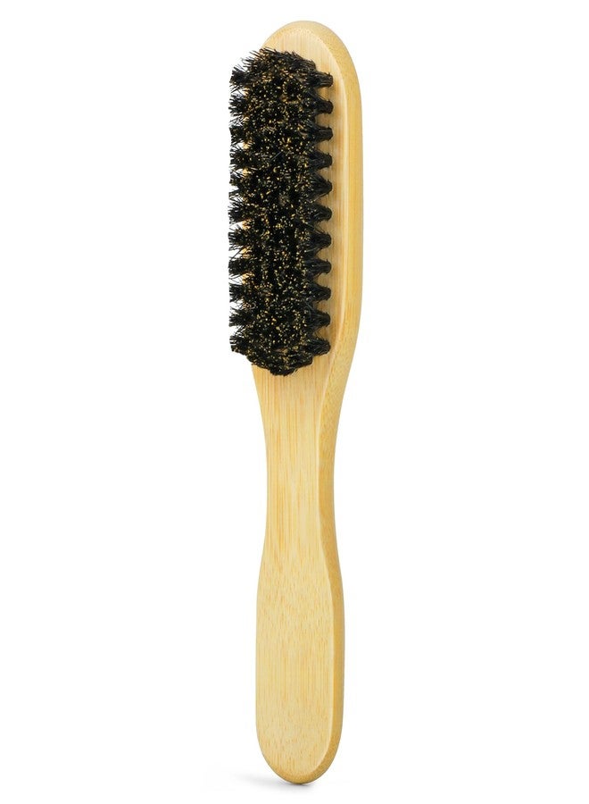 Combetter Slick Back Hair Brush - Soft Bristles for Laying Down Edges & Glossy Finish | Mini/Trave Boar Bristle Brush to Style, Polish & Smooth Frizz for Baby Hair and Sleeks Ponytails/Buns - Image 1
