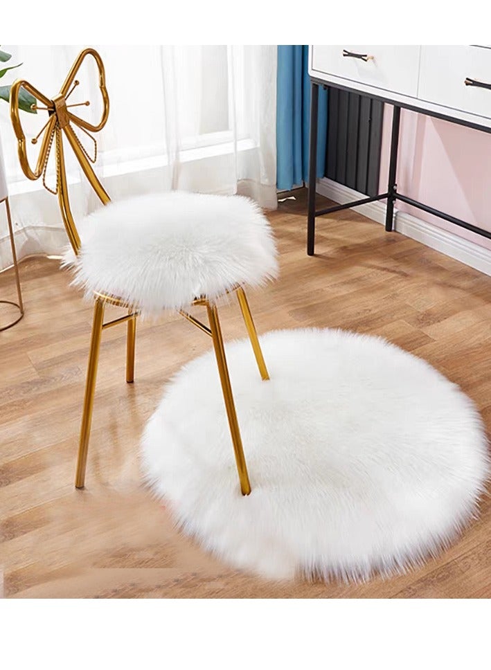 𝐅𝐅𝐃 كرسي فراشة ذهبي - مقعد مكياج حديث، كرسي زينة نورديك لطاولة الزينة، إطار حديدي مريح مع سجادات مضادة للانزلاق، متعدد الاستخدامات لغرفة النوم وغرفة المعيشة والحمام وديكور المنزل - Image 3