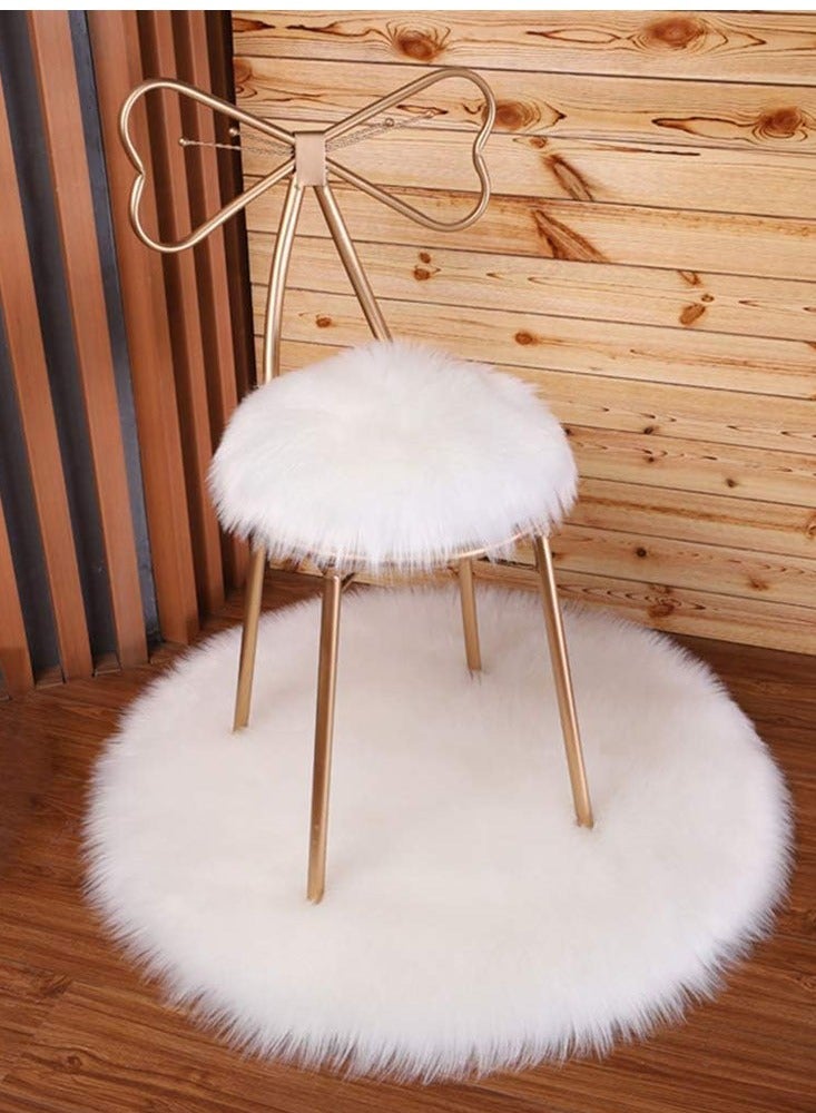 𝐅𝐅𝐃 كرسي فراشة ذهبي - مقعد مكياج حديث، كرسي زينة نورديك لطاولة الزينة، إطار حديدي مريح مع سجادات مضادة للانزلاق، متعدد الاستخدامات لغرفة النوم وغرفة المعيشة والحمام وديكور المنزل - Image 4