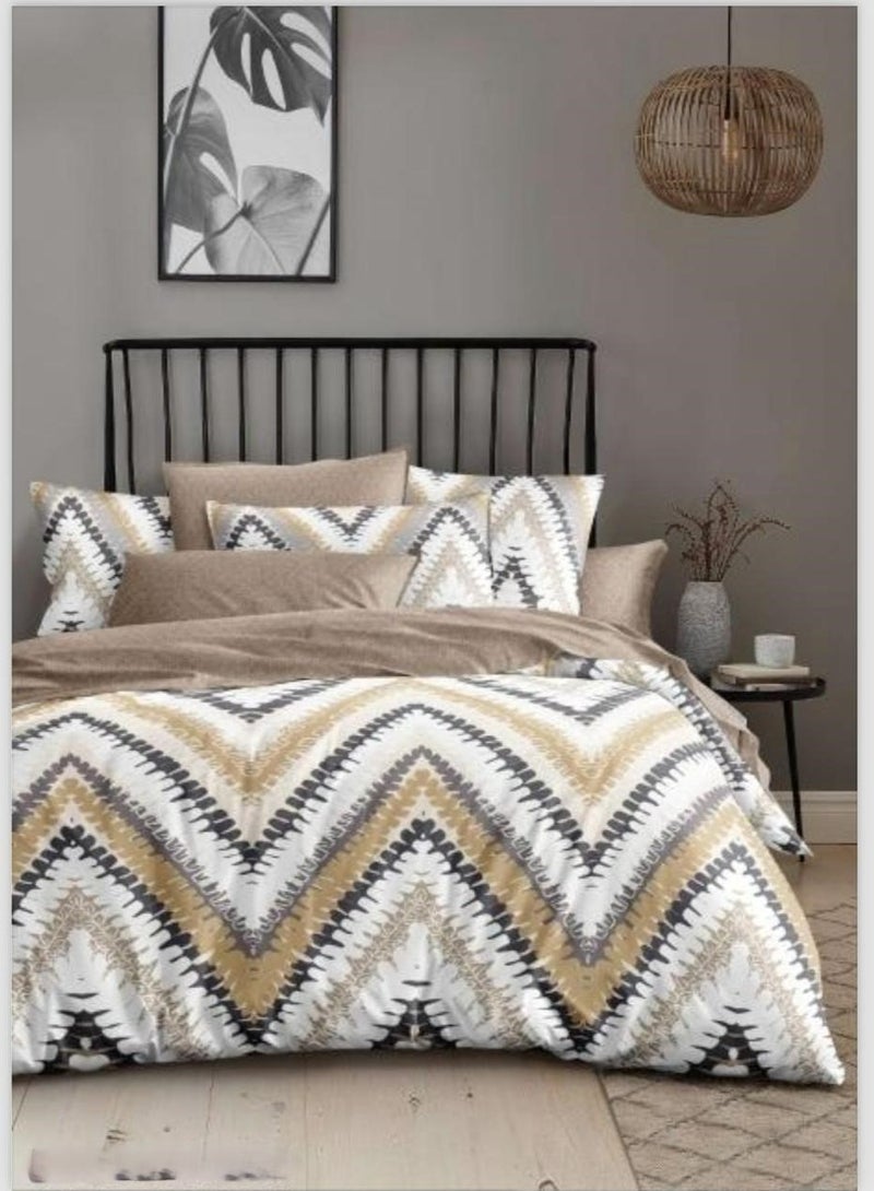 King Size 3 Pcs Bedsheet Set [1 Flat Sheet (W 270 X L 250) + 2 Pillowcases (75 X 50)] - Image 2
